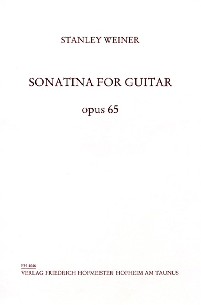 Sonatina for Guitar, op. 65